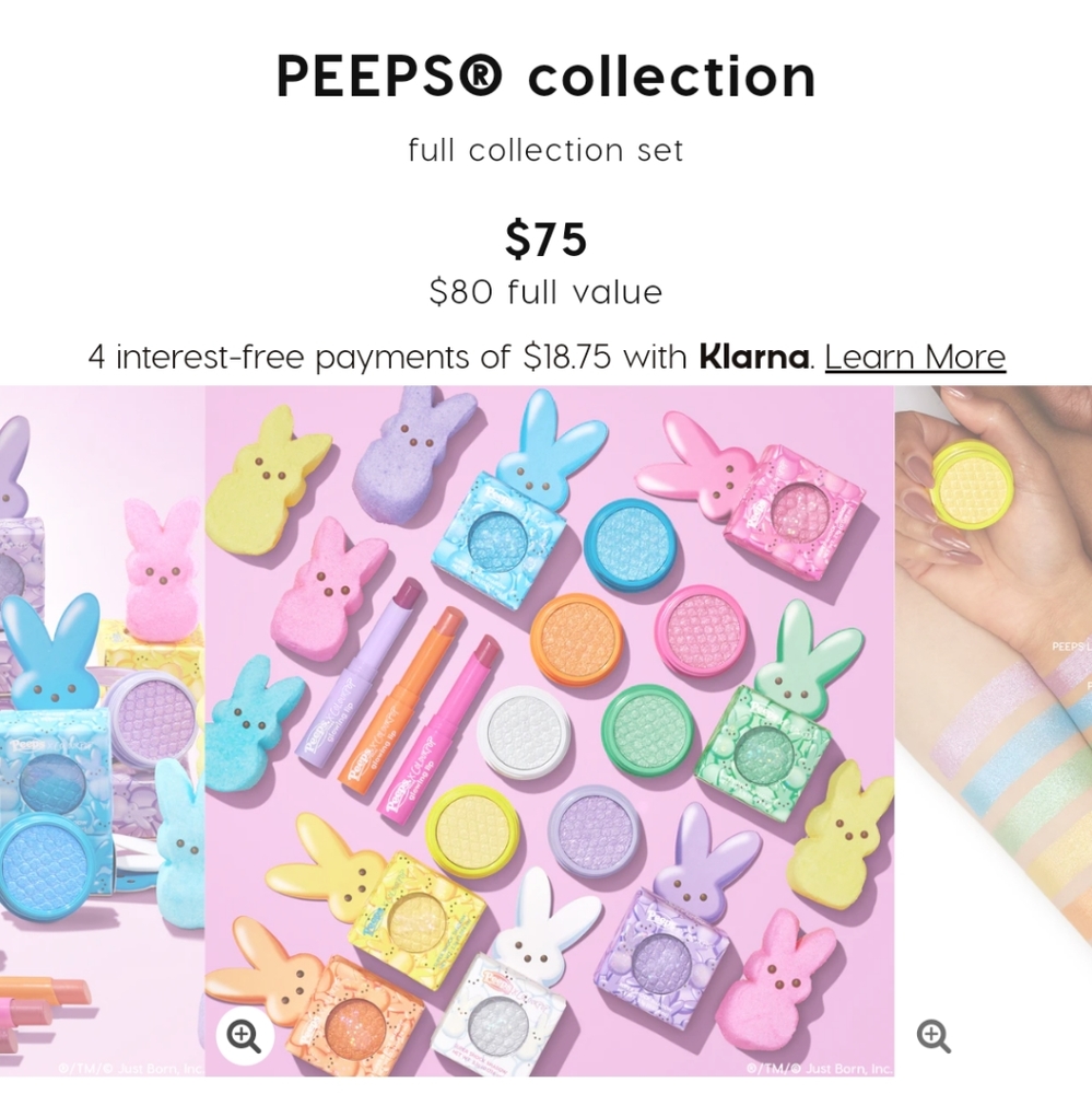 Peeps Makeup collection